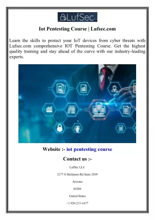 Iot Pentesting Course   Lufsec.com