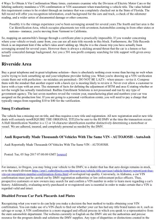 4 Ways To Obtain A Vin Verification