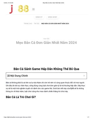 Bắn Cá Sảnh Game Hấp Dẫn Không Thể Bỏ Qua