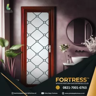 INOVATIF!!! WA 0821 7001 0763 (FORTRESS) Estetik Pintu Aluminium Warna Coklat di Kalimantan Timur