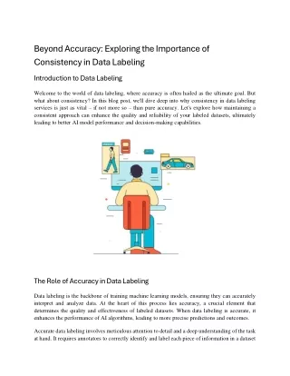 Beyond Accuracy Exploring the Importance of Consistency in Data Labeling