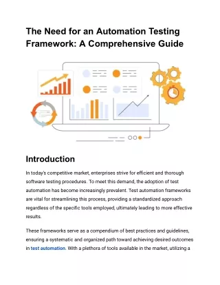 The Need for an Automation Testing Framework_ A Comprehensive Guide