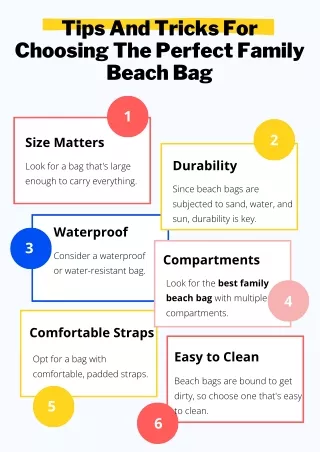 Tips And Tricks For Choosing The Perfect Family Beach Bag