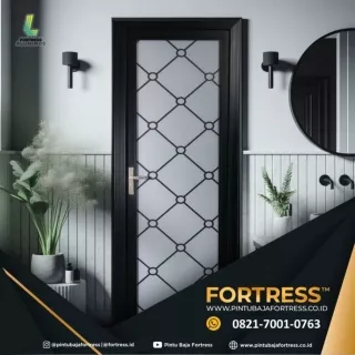 TAHAN LAMA!!! WA 0821 7001 0763 (FORTRESS) Estetik Pintu Aluminium Warna Putih di Sungaipenuh