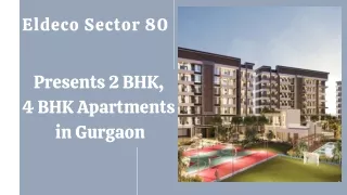 Eldeco Sector 80 Gurgaon E-Brohcure