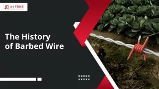 The History of Barbed Wire