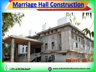 Prefab Marriage Building Contruction Coimbatore |Factory Steel Structure Construction|Prefabricated Building