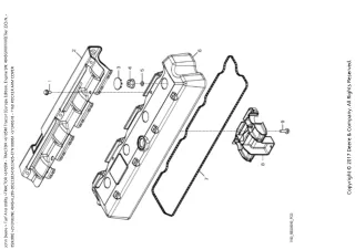 John Deere 6105M Tractor (Europe Edition, Engine SN 4045GXXXXXX) (Tier 2) (S.N. 859288 and below) Parts Catalogue Manual