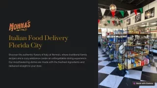 italian food delivery florida city