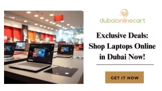 Exclusive Deals Shop Laptops Online in Dubai Now!