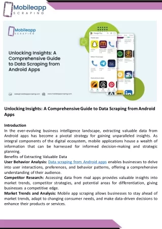 Unlocking Insights- A Comprehensive Guide to Data Scraping from Android Apps