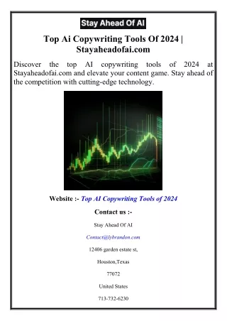 Top Ai Copywriting Tools Of 2024  Stayaheadofai.com
