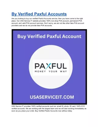 Buy Verified Paxful Account by binancew16 on DeviantArt