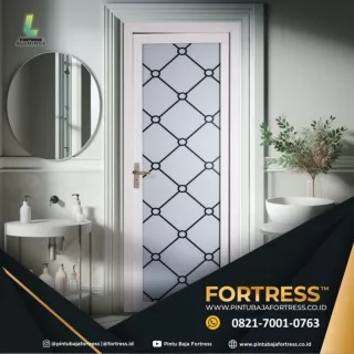 MEWAH!!! WA 0821 7001 0763 (FORTRESS) Pintu Aluminium Warna Putih Estetik di Tasikmalaya