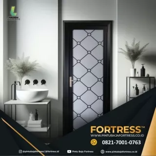 ESTETIK!!! WA 0821 7001 0763 (FORTRESS) Pintu Aluminium Warna Hitam Estetik di Cimahi