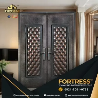 KUAT!!! WA 0821 7001 0763 (FORTRESS) Pintu Besi Coklat di Semarang