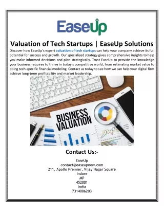 Valuation of Tech Startups  EaseUp Solutions