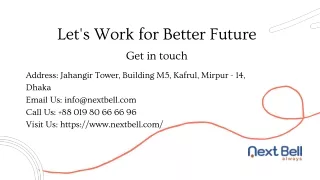 Let's Work for Better Future