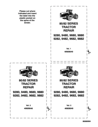 Ford New Holland 9280 Tractor Service Repair Manual Instant Download