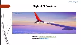 Flight API Provider