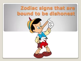 Zodiac signs that are bound to be dishonest
