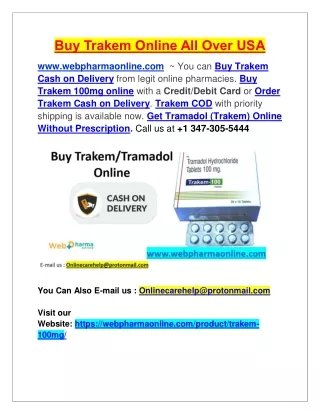 Buy Trakem Online All Over USA