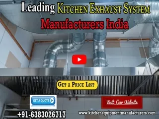 Commercial Kitchen Exhaust System