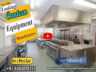 Canteen Kitchen Equipment