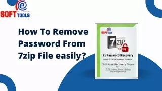 How To Remove Password From 7zip File easily?