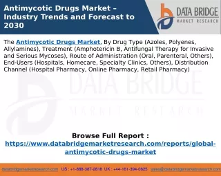 Antimycotic Drugs Market