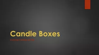 Candle Boxes