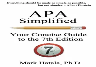 get [PDF] Download APA Simplified: Your Concise Guide to the 7th