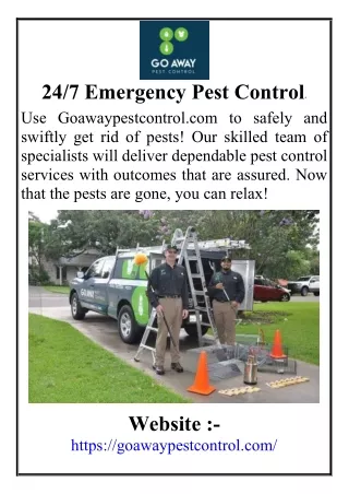 24 7 Emergency Pest Control