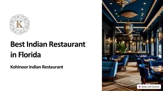 Best Indian Restaurant in Florida