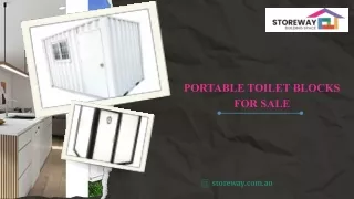 Portable Toilet Blocks For Sale