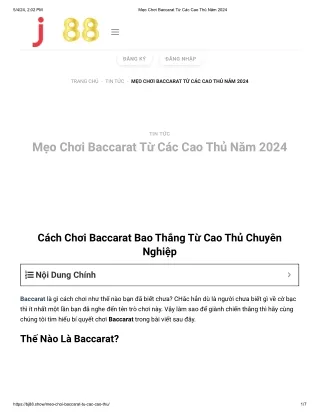 Cách Chơi Baccarat Bao Thắng Từ Cao Thủ Chuyên Nghiệp