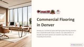 Commercial Flooring in Denver