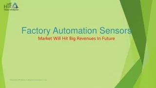 Factory Automation Sensors Market