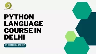 Python Language Course In Delhi By Jeetech Academy