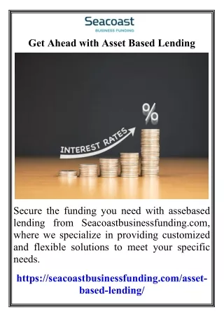 Get Ahead with Asset Based Lending