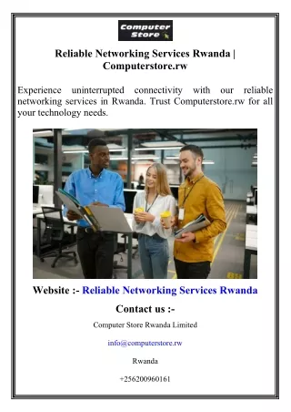 Reliable Networking Services Rwanda   Computerstore.rw