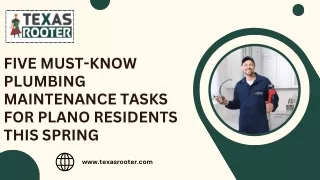 Five Must-Know Plumbing Maintenance Tasks for Plano Residents This Spring