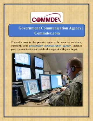 Government Communication Agency | Commdex.com