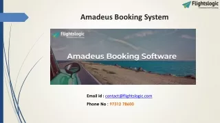 Amadeus Booking System