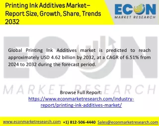 Printing Ink Additives Market