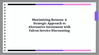 falcon invoice discounting