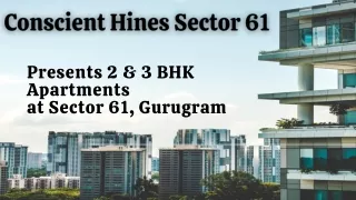 Conscient Hines Sector 61 E-Brochure