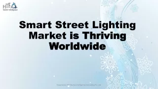 Smart Street Lighting