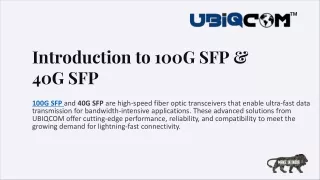 100G SFP & 40G SFP | call Now 99107 71797