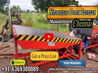 Mobile Dock  Leveler  Chennai | Trichy | Madurai | Pondi | Salem | Erode | Tada